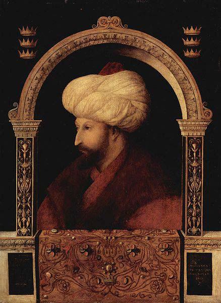 Gentile Bellini Sultan Mehmed II oil painting picture